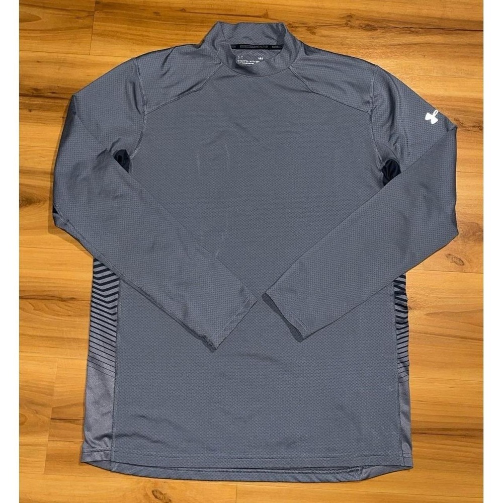Under Armour Coldgear Reactor Mock Neck Fitted Athletic Performance Shirt